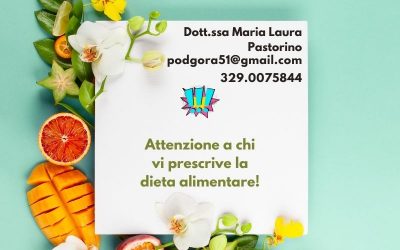 Attenzione a chi vi prescrive la dieta alimentare!