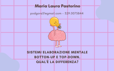 Sistemi elaborazione mentale botton-up e top-down. Quale è la differenza?