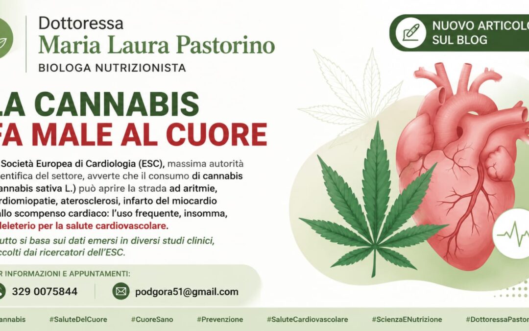La cannabis fa male al cuore